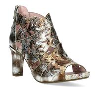 Laura Vita Albane 048 High Stiletto Heel Open Toe Sandalen mit Reißverschluss, bronze, 43 EU