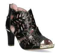 Laura Vita Albane 048 High Stiletto Heel Open Toe Sandalen mit Reißverschluss, Dorian, 43 EU