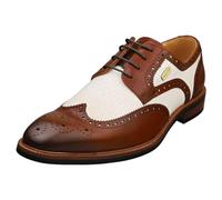Laura Vita Andy Herren Brogue-Schuhe, camel, 44 EU