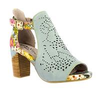 Laura Vita BECRNIEO 309, Damen Peeptoe Sandalen, Grau (Gris Gris), 36 EU (3 UK)