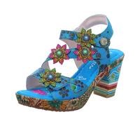 Laura Vita bleu (blau-grün-pink) für Damen, blau, Größe 42 EU