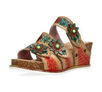 Pantolette LAURA VITA "LAURA VITA Pantoletten Leder", Damen, Gr. 38, beige, Leder, Schuhe Pantolette (83415131-38) beige