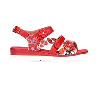 LAURA VITA Damen BECRNIEO 22 Peeptoe Sandalen, Braun (Camel Camel)