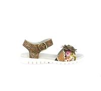 LAURA VITA Damen DOCBBYO 51 Peeptoe Sandalen, Braun (Camel Camel)