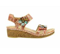 LAURA VITA Damen FACRAHO 01 Peeptoe Sandalen, Braun (Camel Camel)