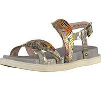 LAURA VITA Damen FACUSONO 11 Peeptoe Sandalen, Grau (Gris), 36 EU