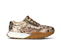 Laura Vita Damen-Floral-Goldleder-Sneakerschuhe - Evitao-03 EU 37