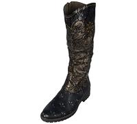 LAURA VITA Damen GACMAYO 15 Mid Calf Boot, Anthracite, 37 EU