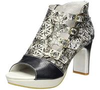 LAURA VITA Damen HICAO 04 Peeptoe Sandalen, Schwarz (Noir Noir)