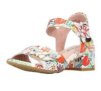 LAURA VITA Damen Hucbio 05 Sandale, weiß, 36 EU