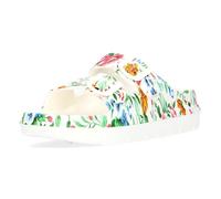 Laura Vita Damen Pantolette blumig leicht Eva NUON-17, Größe:37 EU, Farbe:Grün