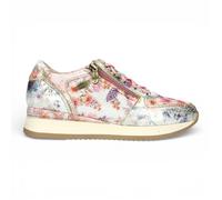 Laura Vita Damen-Sneaker Gycmo 58 aus rosafarbenem Leder mit Blumenmuster US 39