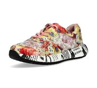Laura Vita Damen Sneaker Burton 05 - mehrfarbiges Plateau - Orange Gr. 40 EU