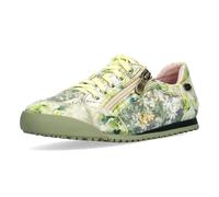 Laura Vita Damen Sneaker Mesh Stickerei Glitzer Textil TIVANAO 05, Größe:38 EU, Farbe:Gelb
