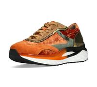 Laura Vita Damen Sneaker Nicki im Retro Look mit Plateau und Strass Radio 08, Größe:39 EU, Farbe:Orange