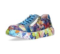 Laura Vita Damen Sneaker Plateau Floral Reißverschluss SOLENO 02