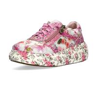 Laura Vita Damen Sneaker Plateau Pailletten Floral SODAO 51, Größe:39 EU, Farbe:Rosa