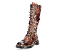 Laura Vita Damen Stiefel Flügelkappe Blumenmuster Ornamente INCASO 50