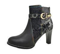 Laura Vita Damenschuhe Stiefeletten Schwarz Freizeit, Schuhgröße:38 EU