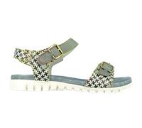 Laura Vita DOCBBYO 0391, Damen Peeptoe Sandalen, Grau (Gris Gris), 37 EU (4 UK)