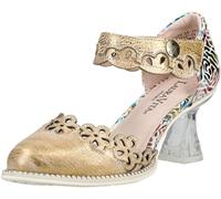 Pumps LAURA VITA "LAURA VITA Pumps Leder", Damen, Gr. 37, gold, Leder, Schuhe Pumps (46562828-37) gold