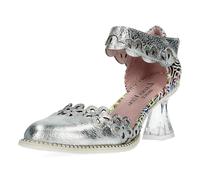 Pumps LAURA VITA "LAURA VITA Pumps Leder", Damen, Gr. 37, silber, Leder, Schuhe Pumps (68777040-37) silber
