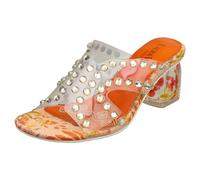 Laura Vita FRAMBOISEO Damen Keilsandalen, Orange, 39 EU