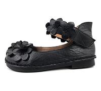 Laura Vita Hocobio Damenschuhe Ballerinas Spangenballerina Schwarz Freizeit, Schuhgröße:EUR 40