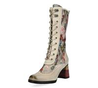 Laura Vita Stiefel Leder/Textil Beige - 40