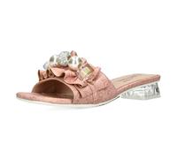 Laura Vita Misstyl by Damen Pantolette Karree Ornament Schmuckperlen Melina 02