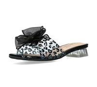 Laura Vita Misstyl by Damen Pantolette Tüllschleife transparent Melina 01, Größe:41 EU, Farbe:Schwarz