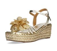 Laura Vita Misstyl by Damen Sandalette Glanz Perlenblüte Plateau MARIEO 07