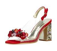 Laura Vita Misstyl by Damen Sandalette Glitzersteine Slingback Missy 14