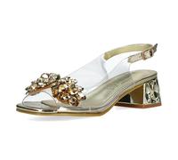 Laura Vita Misstyl by Damen Sandalette Transparenz Glitzerstein Schleife MILY 21