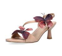 Laura Vita Misstyl by Damen Sandalette Unifarben Schmetterlinge MIMA 16, Größe:40 EU, Farbe:Rosa