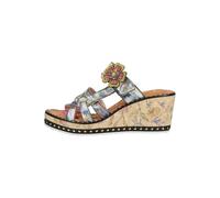 Laura Vita Pantoletten Leder Braun/Lila - 41