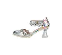 Pumps LAURA VITA "LAURA VITA Pumps Leder", Damen, Gr. 37, silber, Leder, Schuhe Pumps (68777040-37) silber