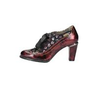 High-Heel-Pumps LAURA VITA "LAURA VITA Pumps Leder/Textil", Damen, Gr. 40, rot (schwarz kombi), Leder, Textil, Schuhe (90630617-40) schwarz kombi