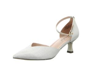 Laura Vita Riemchenpumps für Damen, weiß, Größe 39 EU