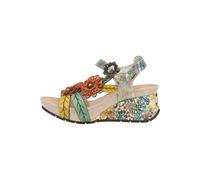 Keilsandalette LAURA VITA "LAURA VITA Sandalen Leder", Damen, Gr. 39, beige, Leder, Schuhe (68666143-39) beige
