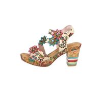 Laura Vita Sandalen Leder Beige/Grün - 41