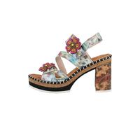 Laura Vita Sandalen Leder Braun/Blau - 37