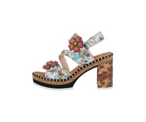 Laura Vita Sandalen Leder Braun/Blau - 39