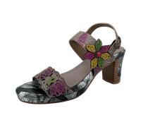 Laura Vita SANDALETTE FRAISCO 01 für Damen, bunt, Größe 40 EU