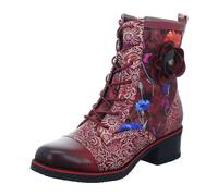 Laura Vita Schnürstiefeletten für Damen, rot, Größe 38 EU
