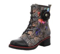 Laura Vita Schnürstiefeletten für Damen, schwarz, Gr. 36 EU