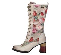 Laura Vita Stiefel Leder/Textil Beige - 42