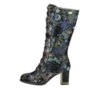 Laura Vita Stiefel Leder/Textil Blau - 40