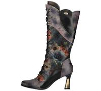 Schnürstiefel LAURA VITA "LAURA VITA Stiefel Leder/Textil", Damen, Gr. 39, schwarz, Leder, Textil, Schuhe (51426556-39) schwarz