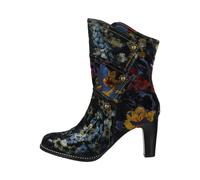 Laura Vita Stiefelette Leder/Textil Blau/Multi Warmfutter